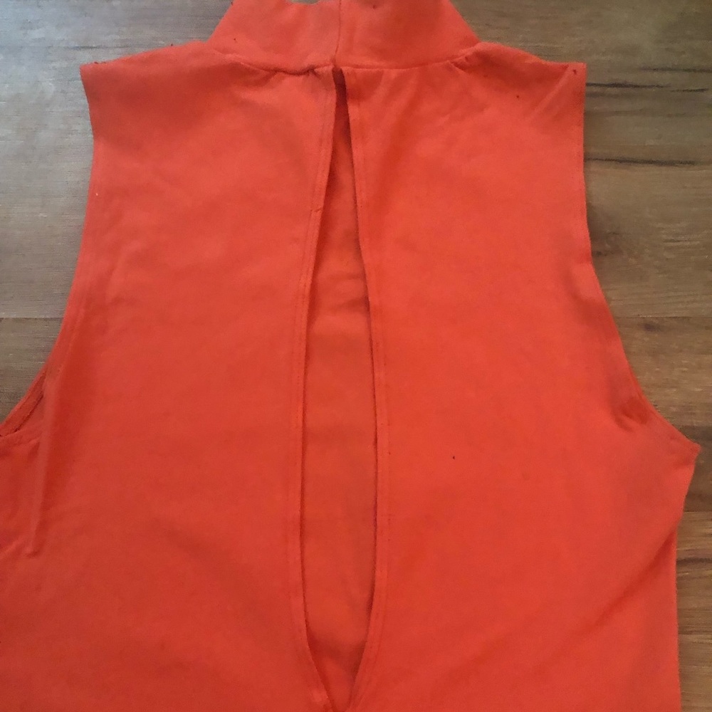 American Apparel orange mini dress - Picture 4 of 5